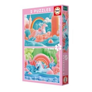 EDUCA 2x48 PIECE MAGIC UNICORNS