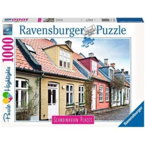 RAVENSBURGER 1000 PIECE SCANDINAVIAN PLACES AARHUS DENMARK