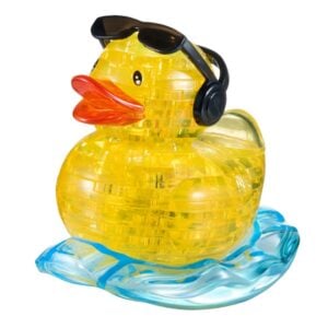 CRYSTAL PUZZLE BATHING DUCK