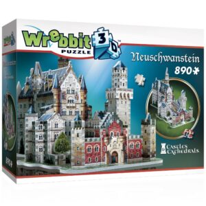 WREBBIT 890 PIECE 3D PUZZLE NEUSCHWANSTEIN CASTLE