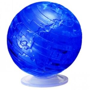 CRYSTAL PUZZLE 3D BLUE EARTH