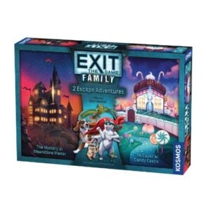 EXIT THE GAME FAMILY HEROES - THE MYSTERY AT MEANSTONE MANOR/THE CAPER AT CANDY CASTLE