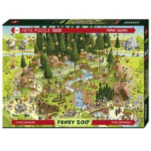 HEYE 1000 PIECE BLACK FOREST HABITAT