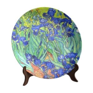 PINTOO 124 PIECE PLATE VAN GOGH IRISES