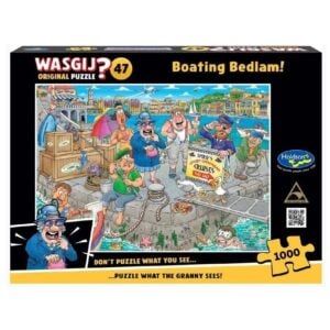 WASGIJ 1000 PIECE ORIGINAL 47 BOATING BEDLAM