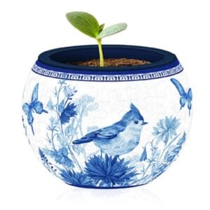 PINTOO 3D 80 PIECE FLOWERPOT ORIENTAL BIRDS, FLOWERS