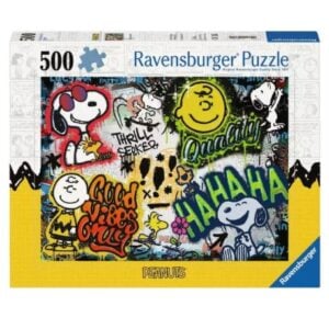 RAVENSBURGER 500 PIECE PEANUTS GRAFFITI