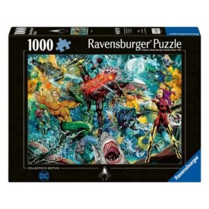 RAVENSBURGER 1000 PIECE AQUAMAN COLLECTORS EDITION PUZZLE