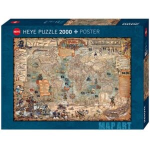 HEYE 2000 PIECE MAP ART PIRATE WORLD