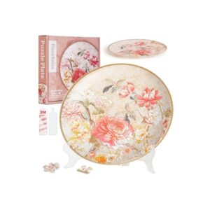 PINTOO 124 PIECE PLATE PEONY BLOSSUM ELEGANCE