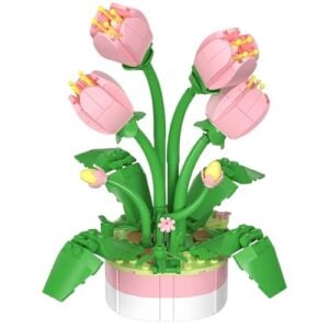 PINTOO MINI BRICKS POTTED PLANT TULIP