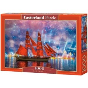 CASTORLAND 1000 PIECE RED FRIGATE