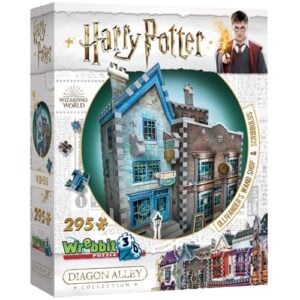 WREBBIT 295 PIECE 3D PUZZLE OLLIVANDERS SHOP & SCRIBBULUS